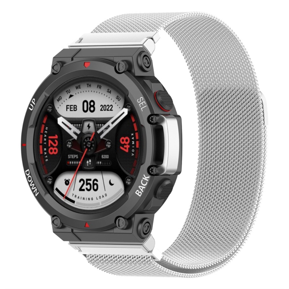 Ranneke Milanese Amazfit T-Rex 2 hopea