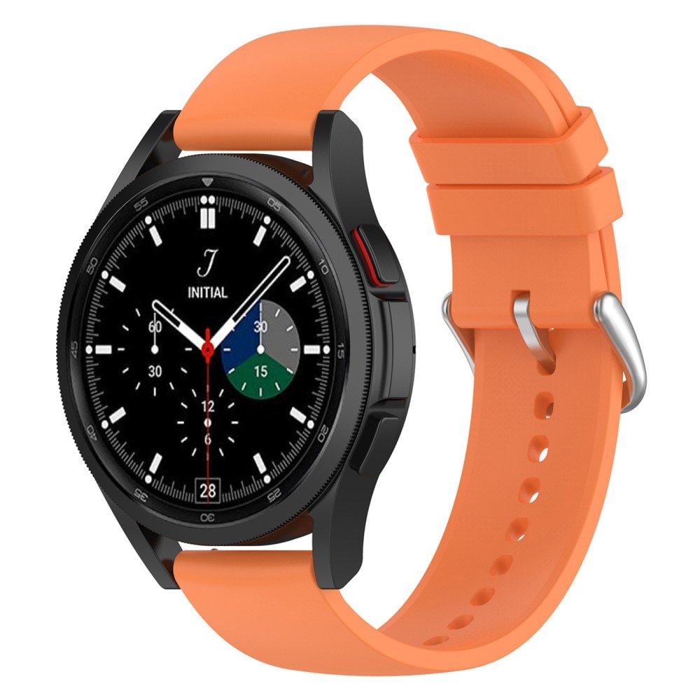 Silikoniranneke Samsung Galaxy Watch 5 Pro 45mm oranssi