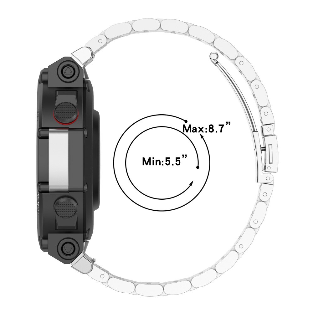 Metalliranneke Amazfit T-Rex 2 hopea