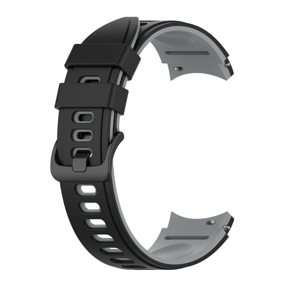 Full Fit Silikoniranneke Urheilu Galaxy Watch 4 Classic 46mm musta