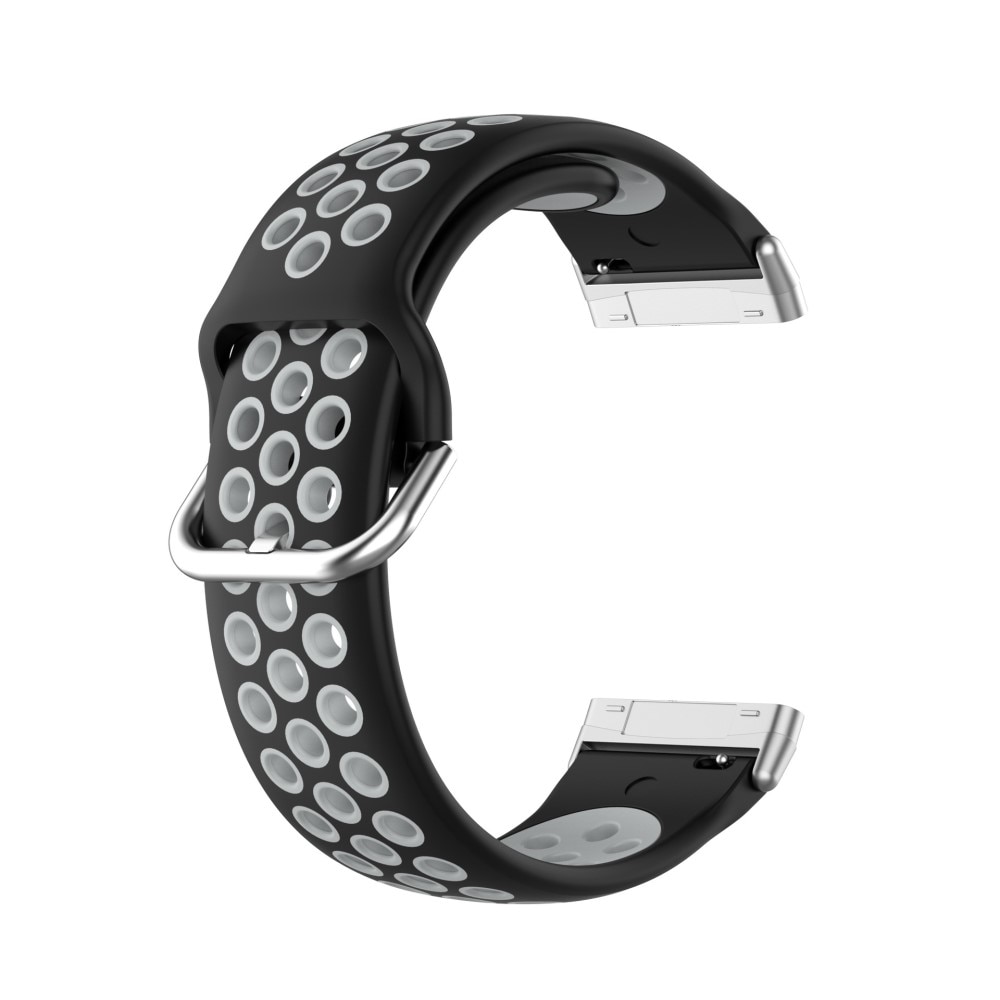 Silikoniranneke Urheilu Fitbit Versa 4 musta