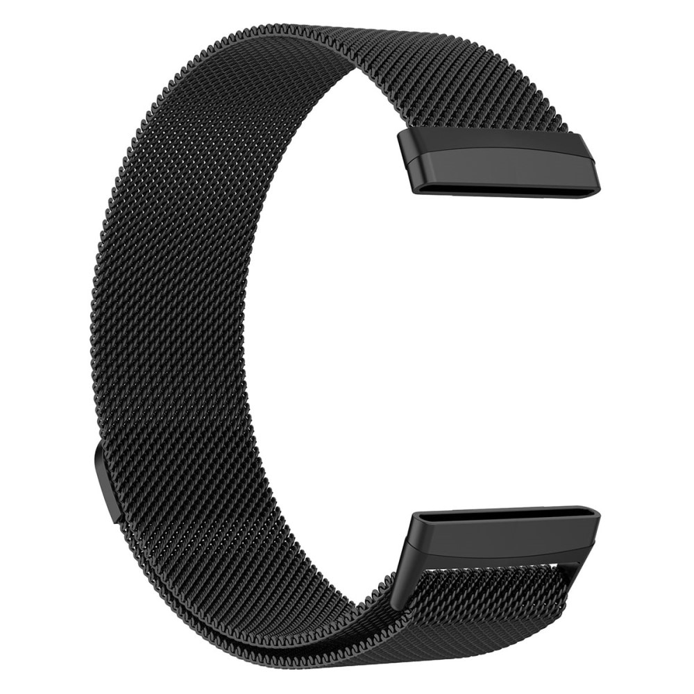 Ranneke Milanese Fitbit Versa 4 Musta