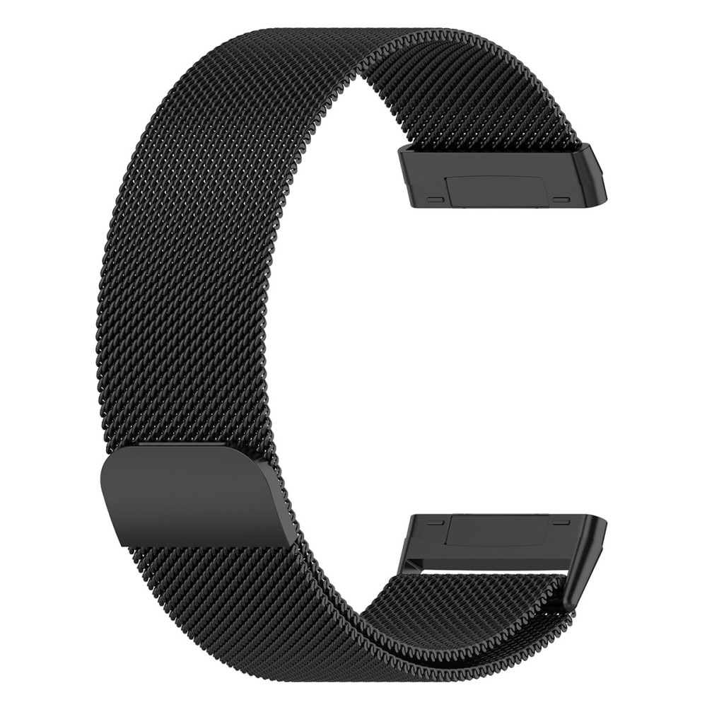 Ranneke Milanese Fitbit Versa 3/Sense musta
