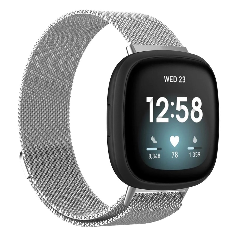 Ranneke Milanese Fitbit Sense 2 hopea