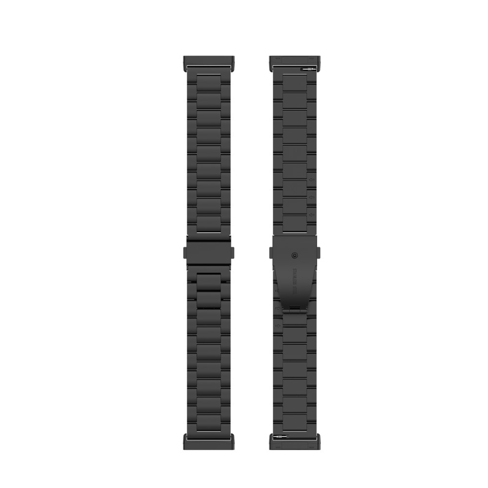 Metalliranneke Fitbit Versa 4 musta