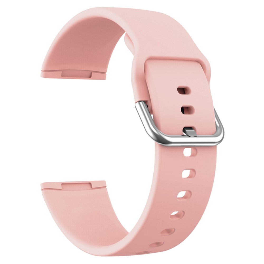 Silikoniranneke Fitbit Versa 4 vaaleanpunainen