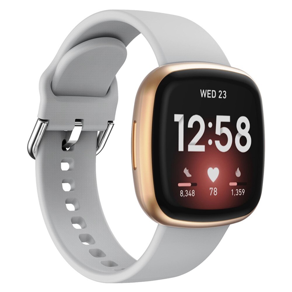 Silikoniranneke Fitbit Sense 2 Harmaa