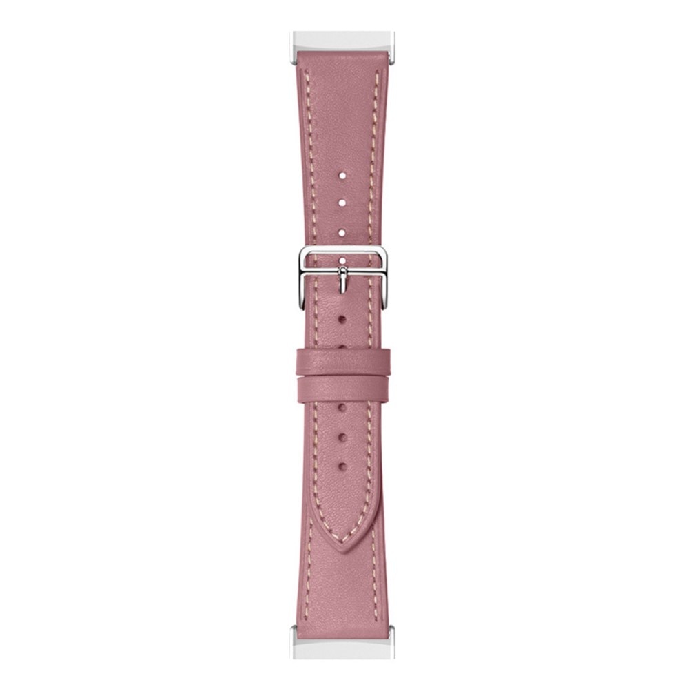 Nahkaranneke Fitbit Versa 4 vaaleanpunainen