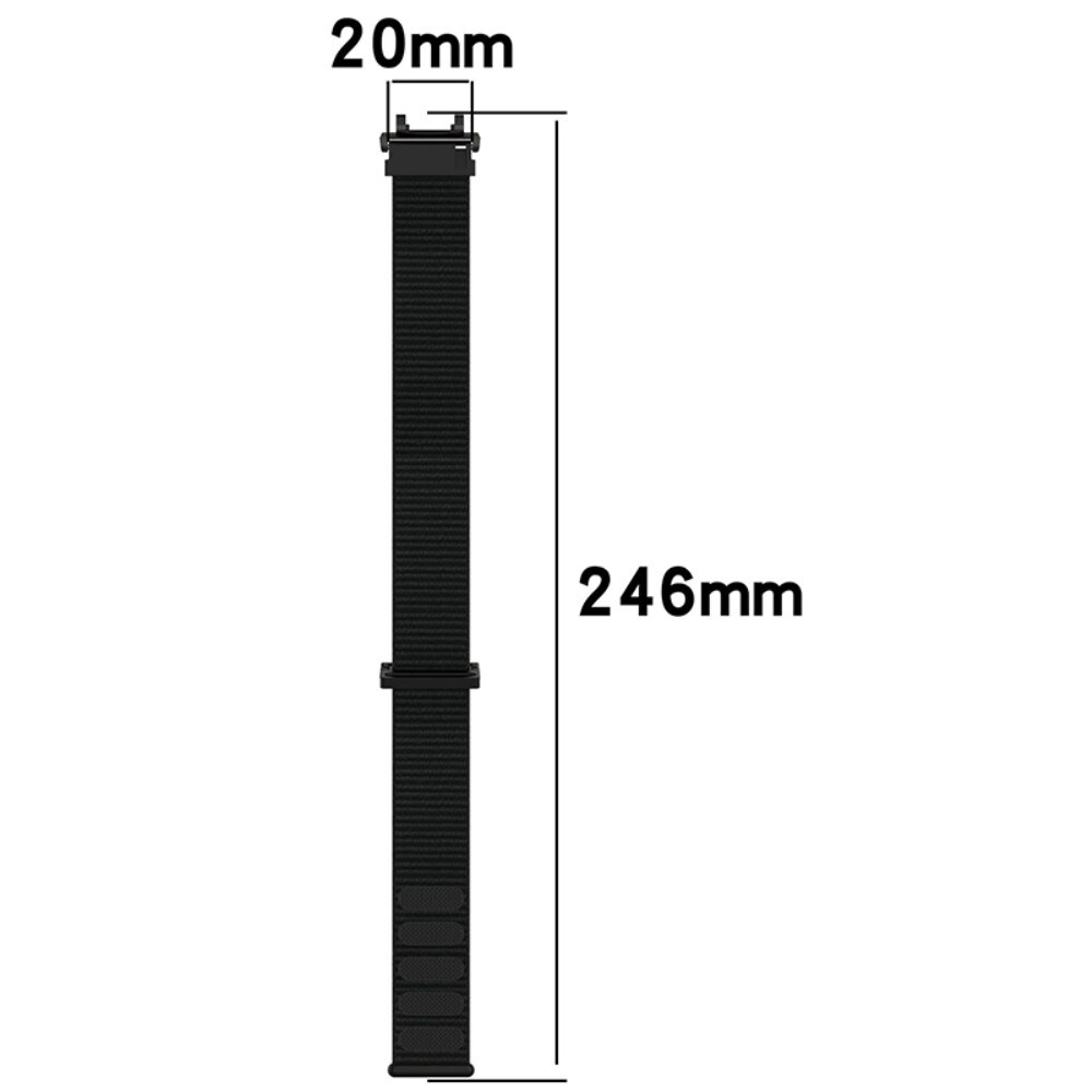 Nailonranneke Amazfit T-Rex 2 Musta