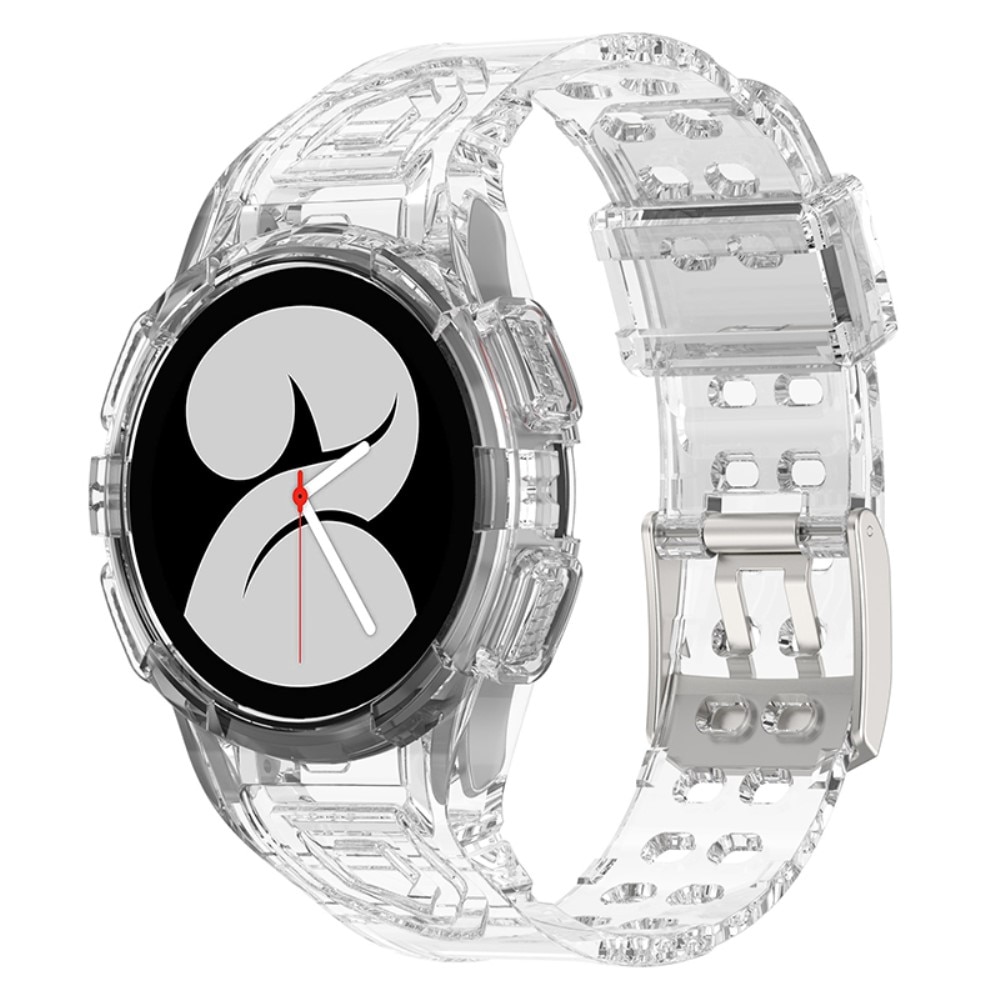 Samsung Galaxy Watch 4 40mm Crystal Kuori+Ranneke kirkas