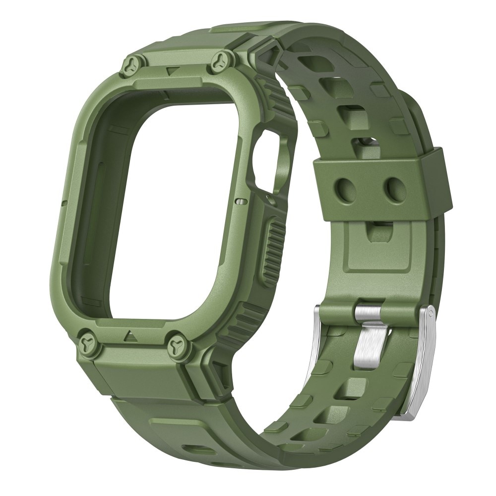 Apple Watch 41mm Series 9 Adventure Kuori + Ranneke vihreä