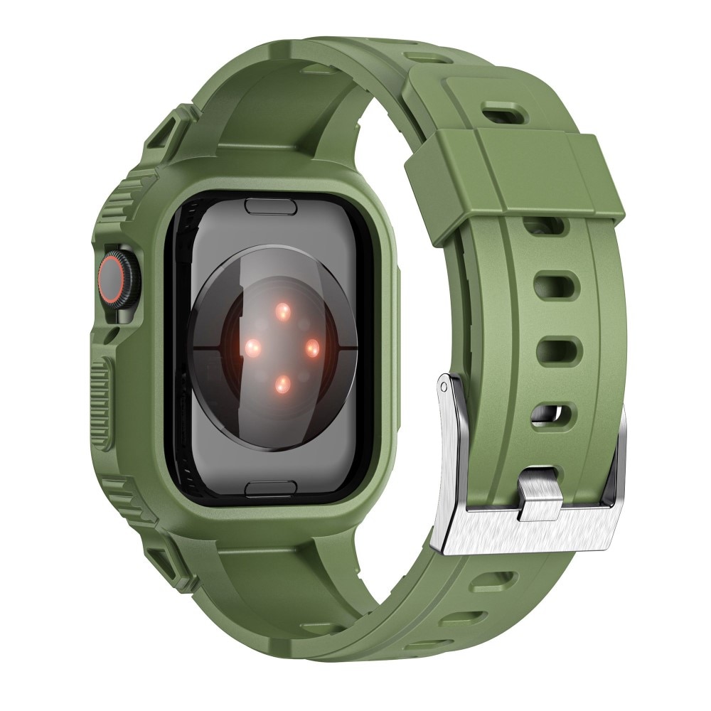 Apple Watch 41mm Series 9 Adventure Kuori + Ranneke vihreä