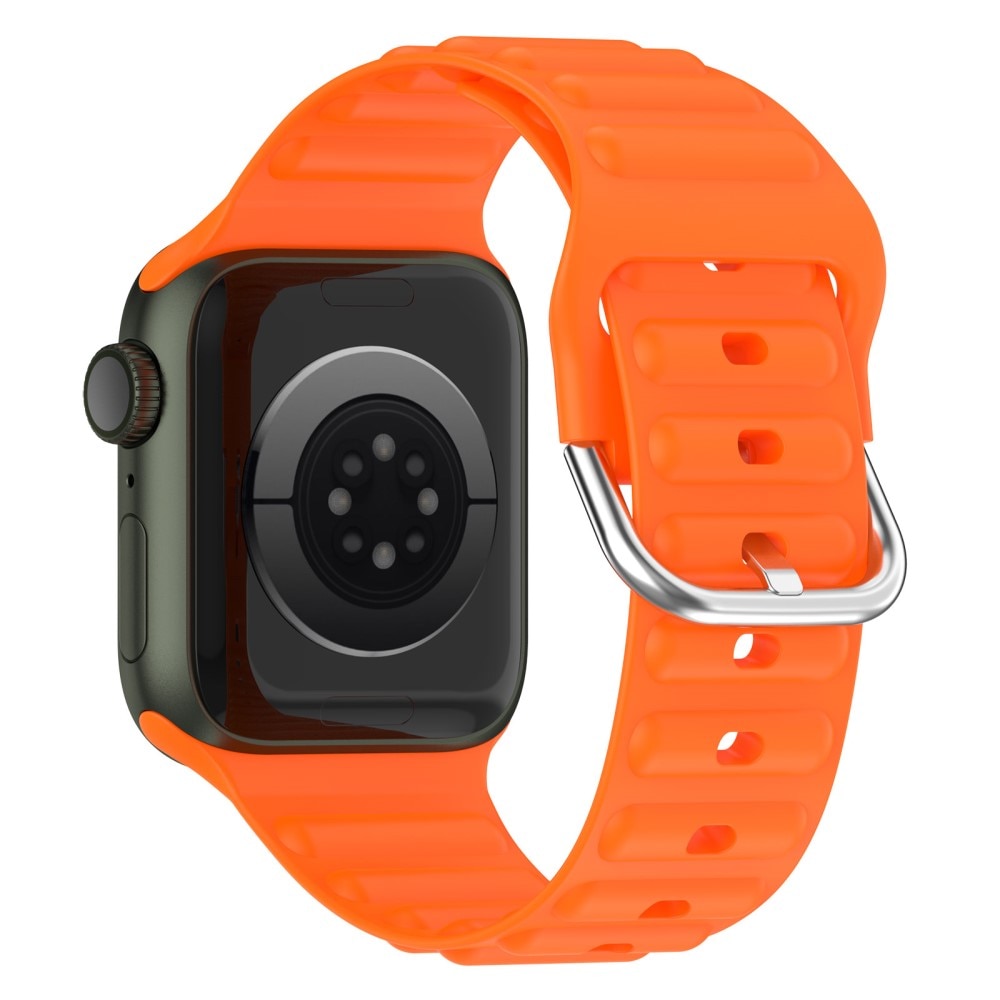 Resistant Silikoniranneke Apple Watch 42mm oranssi