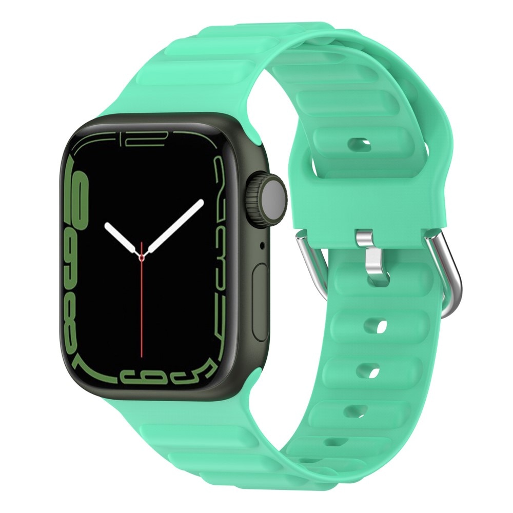 Resistant Silikoniranneke Apple Watch SE 44mm vihreä