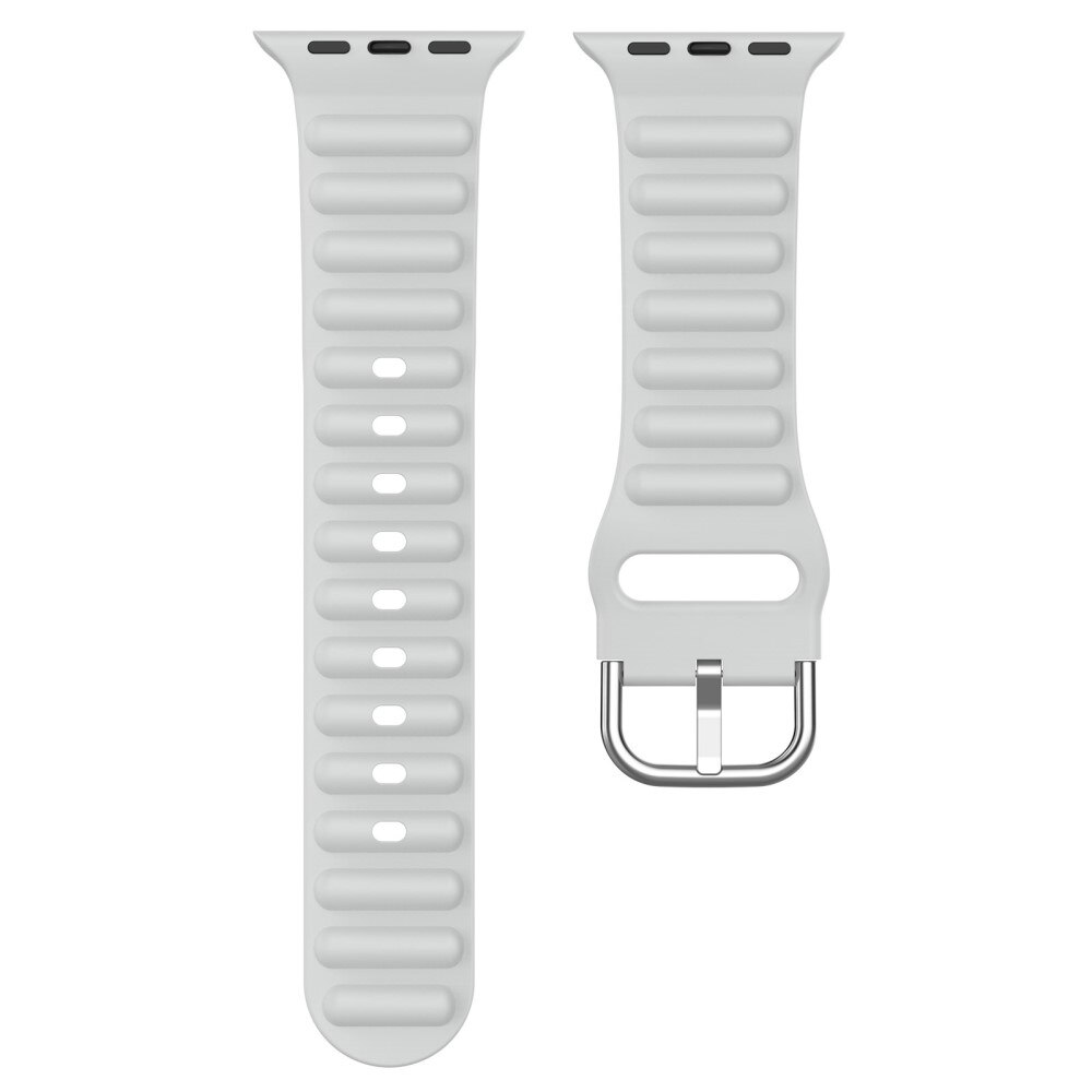 Resistant Silikoniranneke Apple Watch SE 44mm harmaa