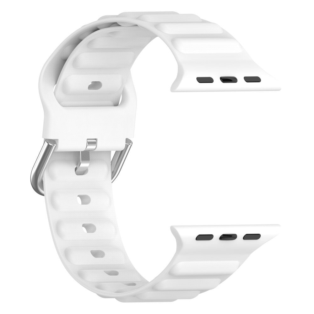 Resistant Silikoniranneke Apple Watch 38mm valkoinen