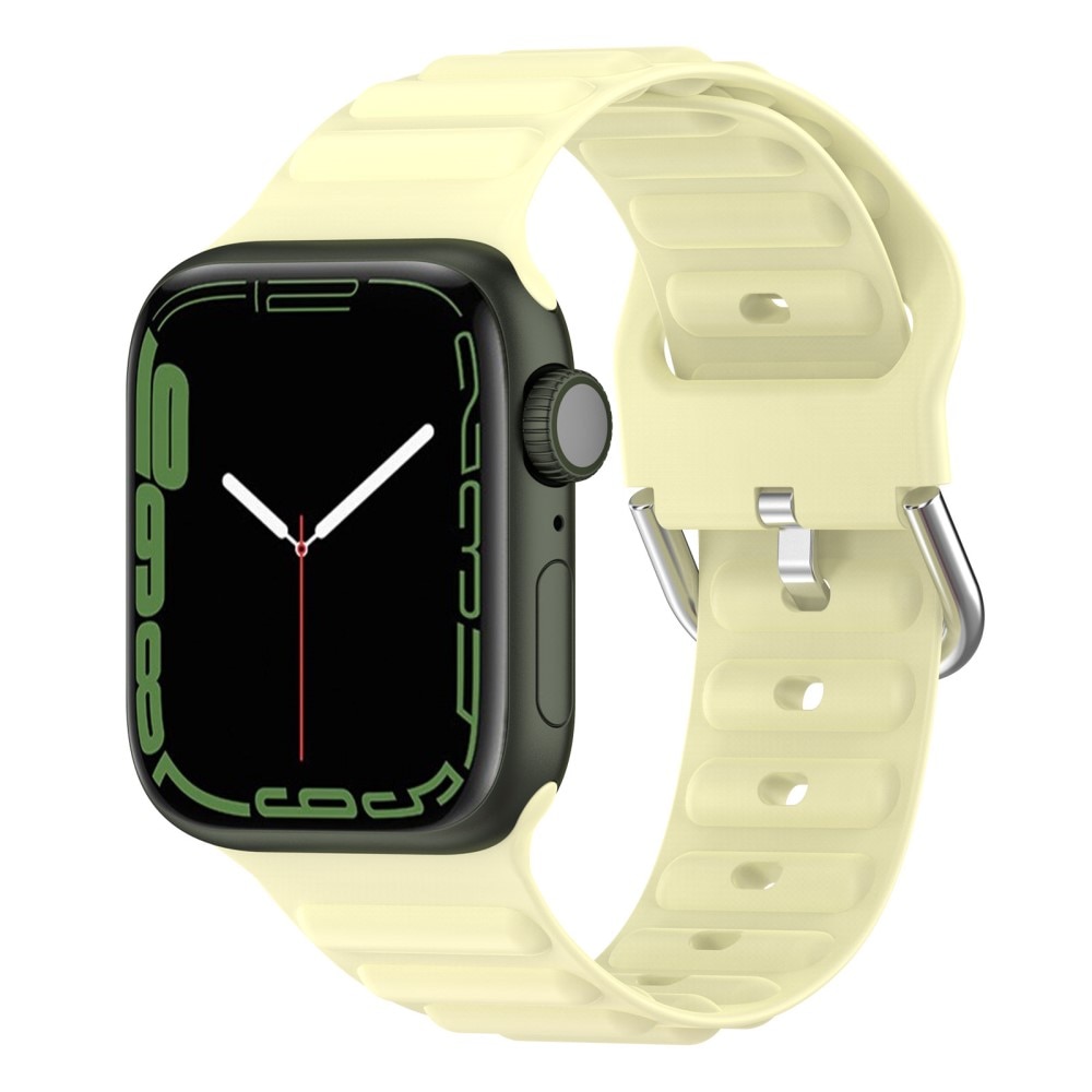 Resistant Silikoniranneke Apple Watch 38/40/41mm keltainen
