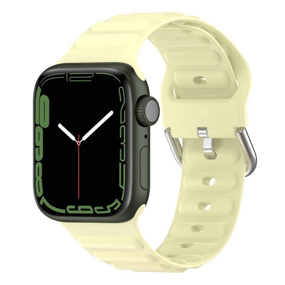 Resistant Silikoniranneke Apple Watch SE 40mm keltainen