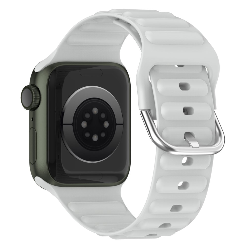 Resistant Silikoniranneke Apple Watch 41mm Series 9 harmaa