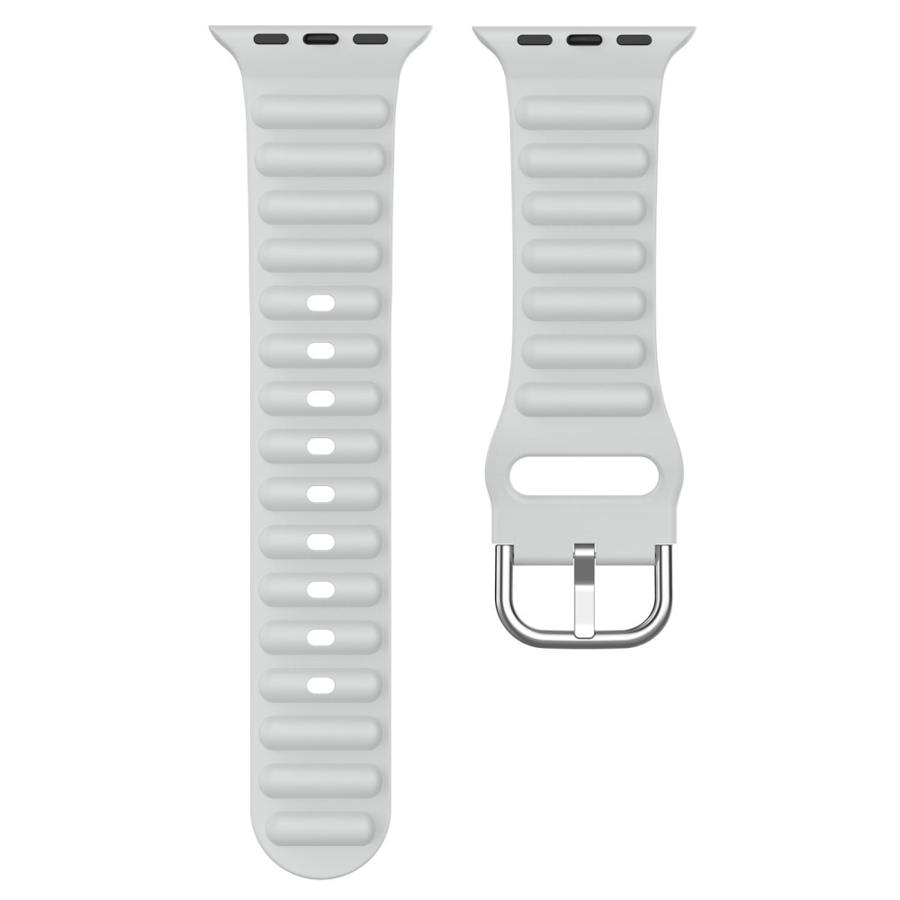 Resistant Silikoniranneke Apple Watch 38mm harmaa
