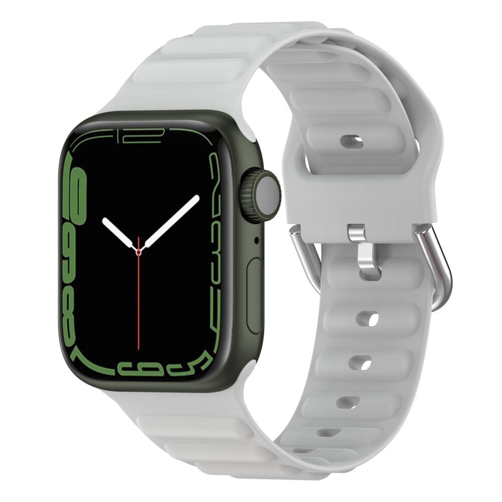 Resistant Silikoniranneke Apple Watch 41mm Series 9 harmaa