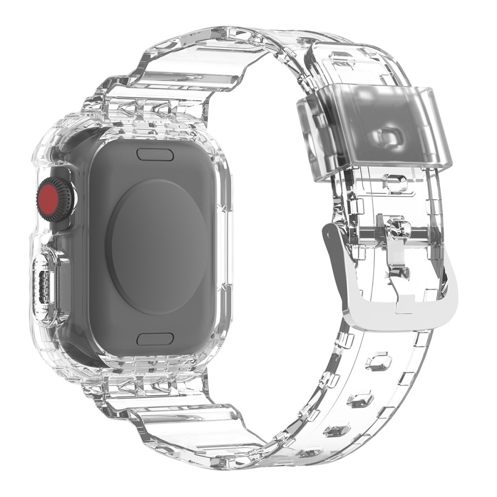 Apple Watch 45mm Series 9 Crystal Kuori + Ranneke kirkas