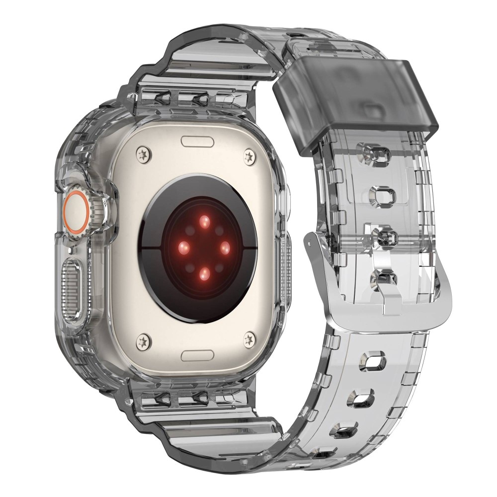 Apple Watch Ultra 49mm Crystal Kuori+Ranneke harmaa