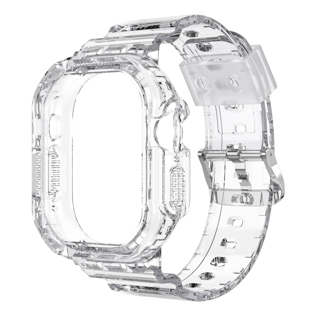 Apple Watch Ultra 49mm Crystal Kuori+Ranneke kirkas