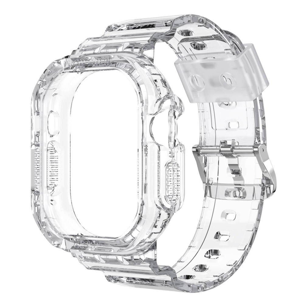 Apple Watch Ultra 2 49mm Crystal Kuori + Ranneke kirkas