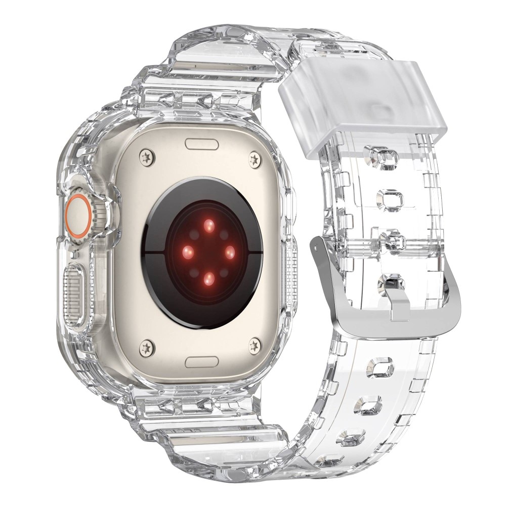 Apple Watch Ultra 49mm Crystal Kuori+Ranneke kirkas