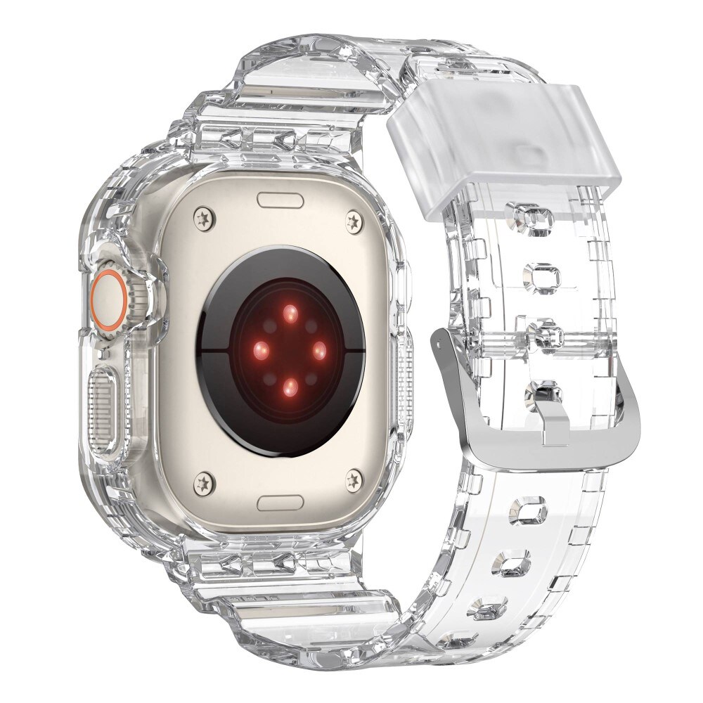 Apple Watch Ultra 2 49mm Crystal Kuori + Ranneke kirkas