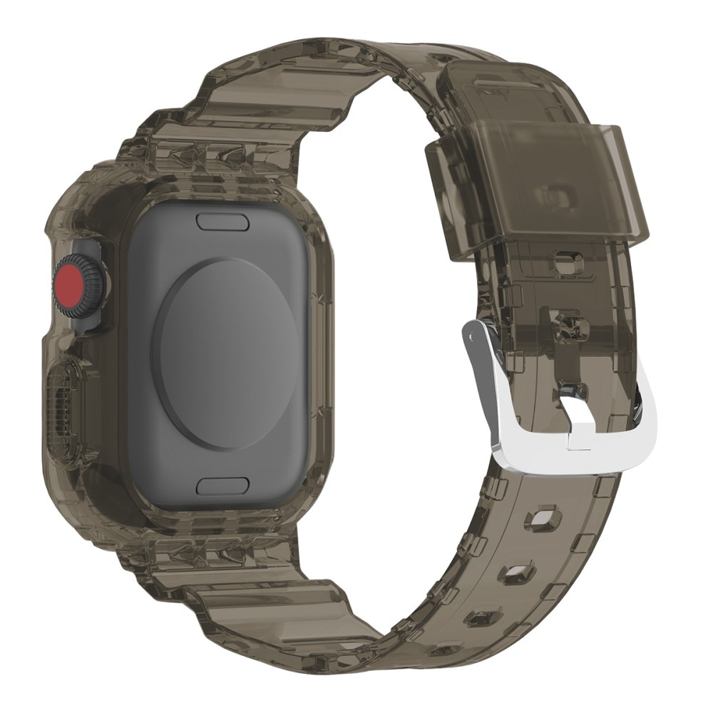 Apple Watch SE 40mm Crystal Kuori + Ranneke harmaa