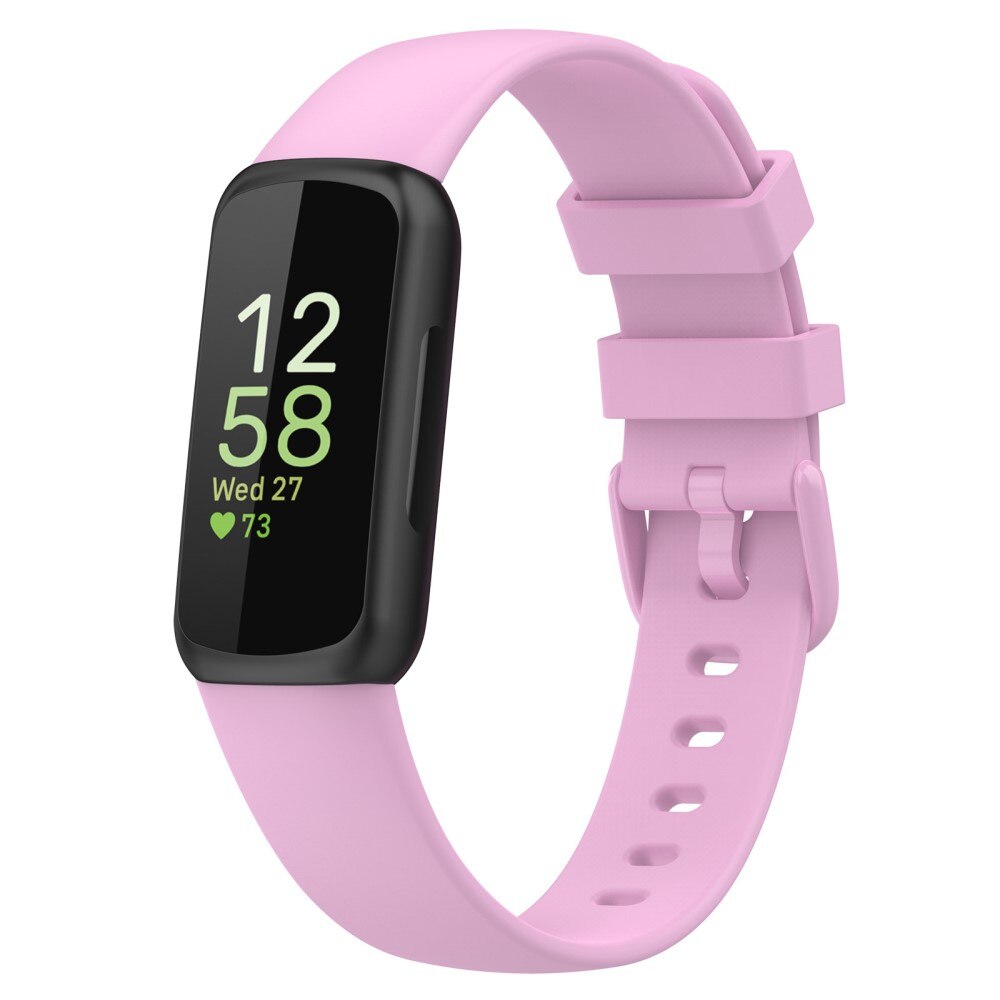 Silikoniranneke Fitbit Inspire 3 vaaleanpunainen (Small)