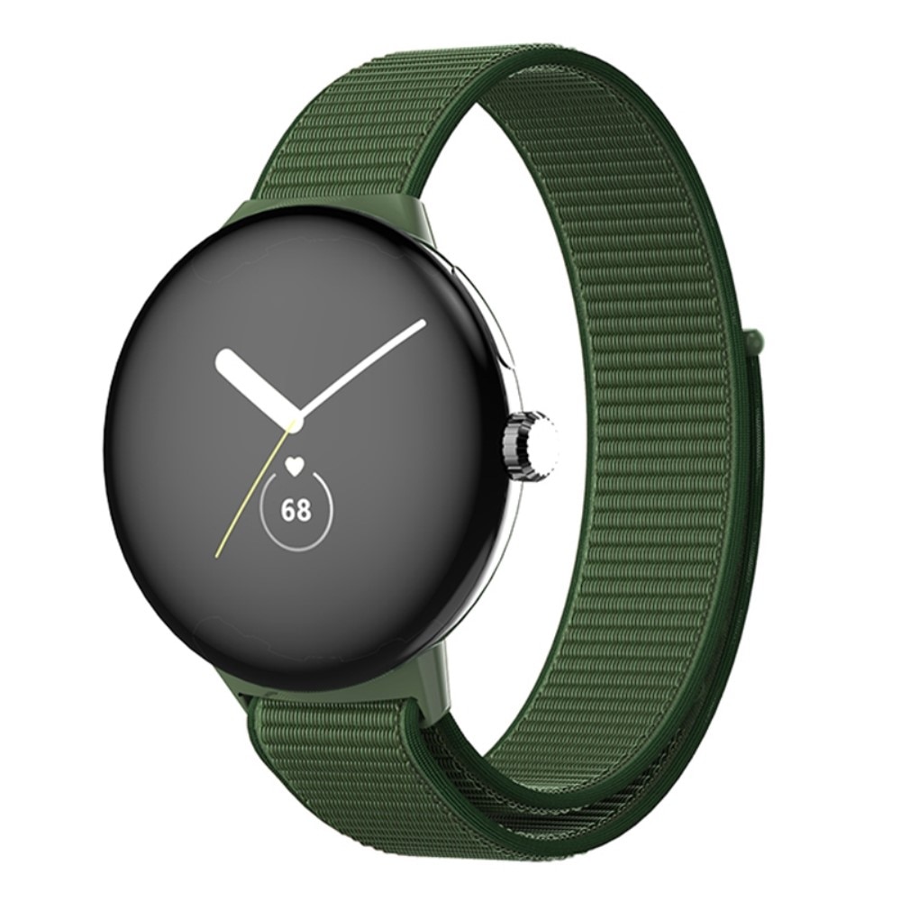 Nailonranneke Google Pixel Watch vihreä