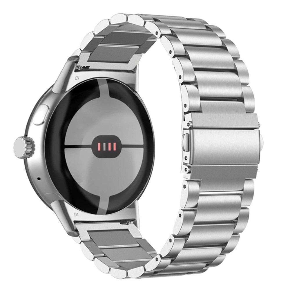 Metalliranneke Google Pixel Watch 2 hopea