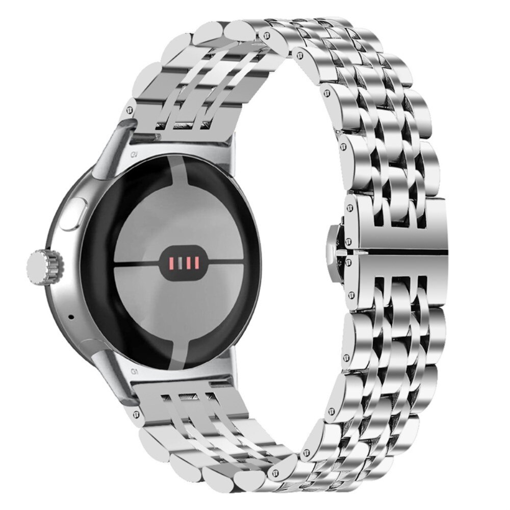 Business Metalliranneke Google Pixel Watch hopea