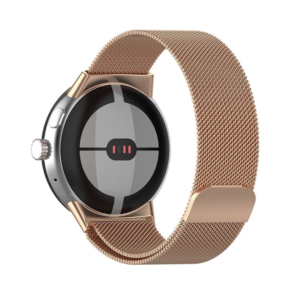 Ranneke Milanese Google Pixel Watch 2 ruusukulta