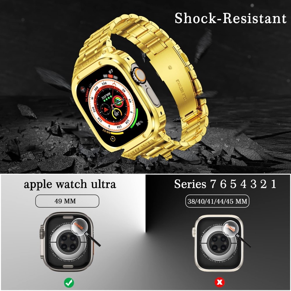 Apple Watch Ultra 49mm Full Metal Ranneke kulta