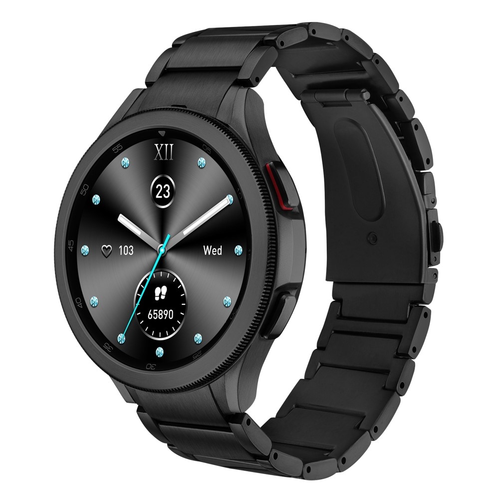 Full Fit Titaaninen rannekoru Samsung Galaxy Watch 6 40mm musta