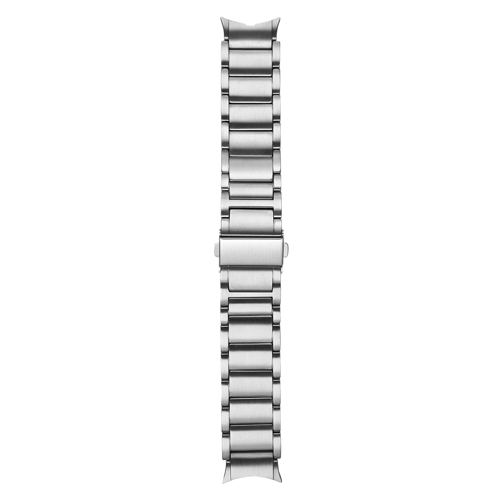 Full Fit Titaaninen rannekoru Samsung Galaxy Watch 4 Classic 46mm hopea