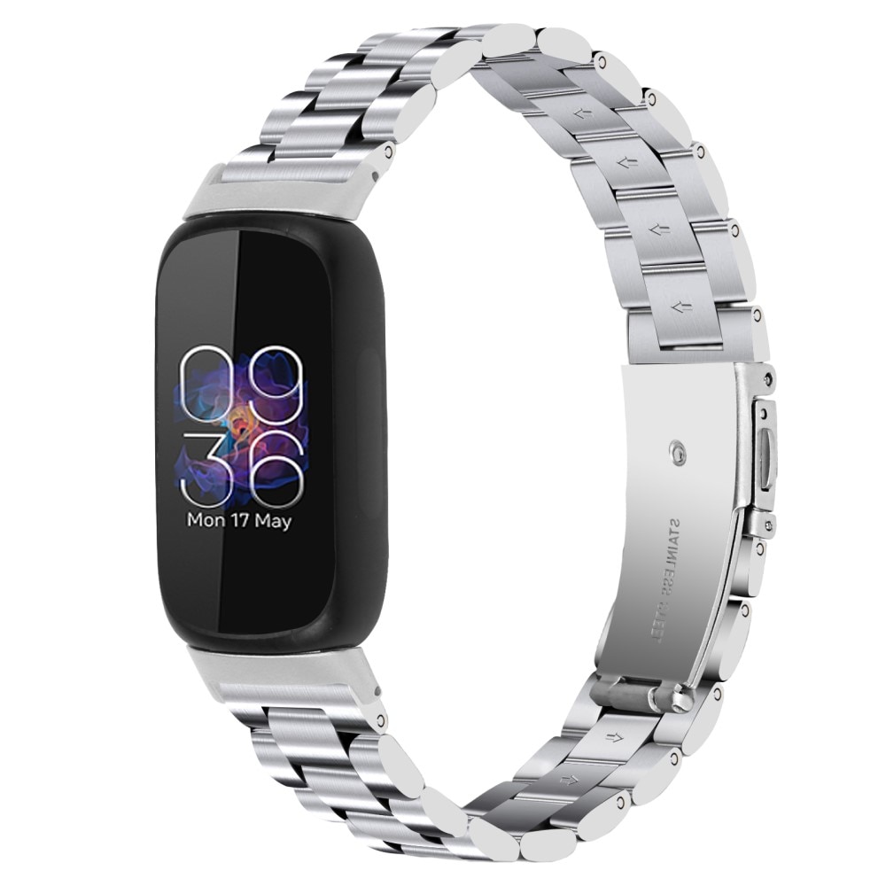 Metalliranneke Fitbit Inspire 3 hopea