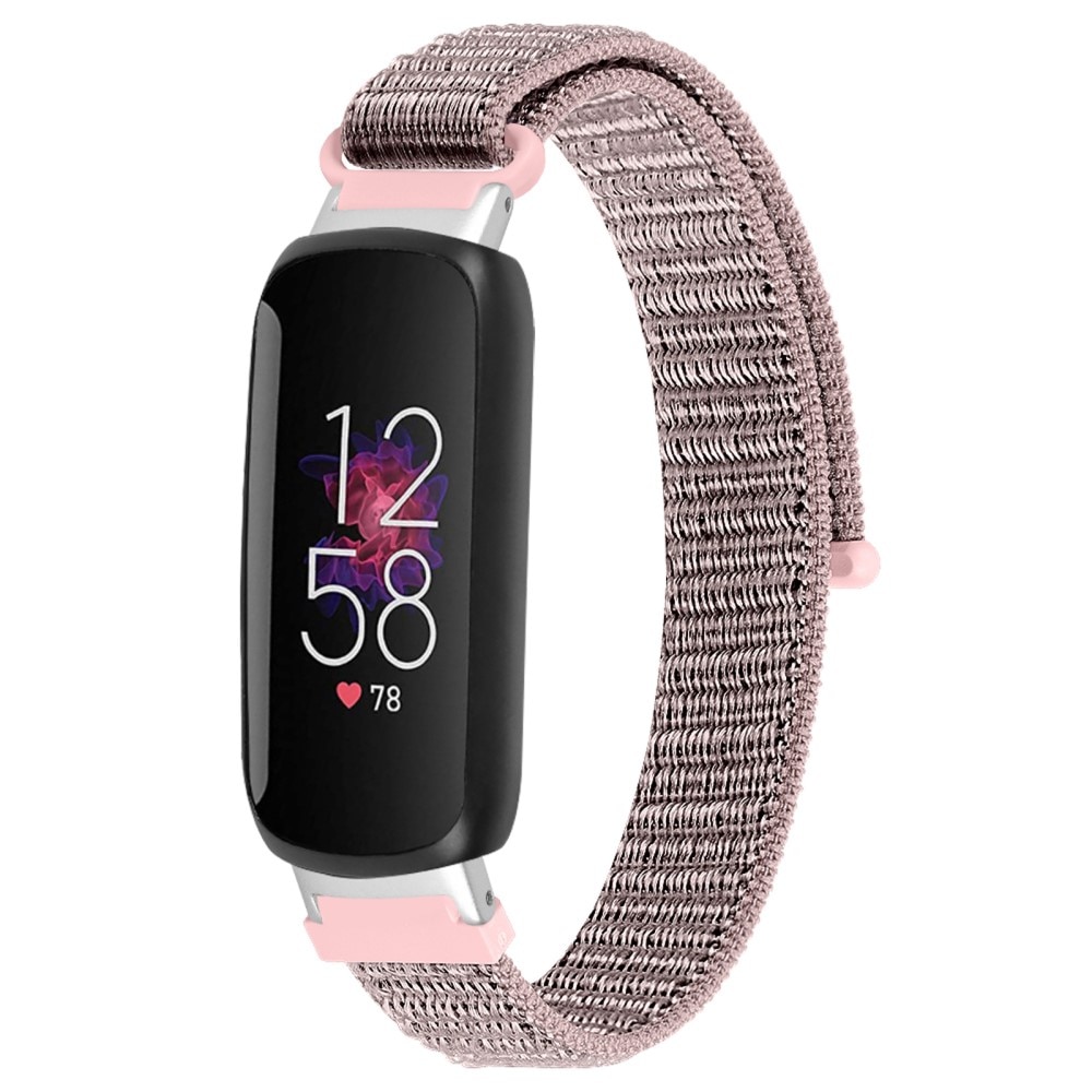 Nailonranneke Fitbit Inspire 3 vaaleanpunainen