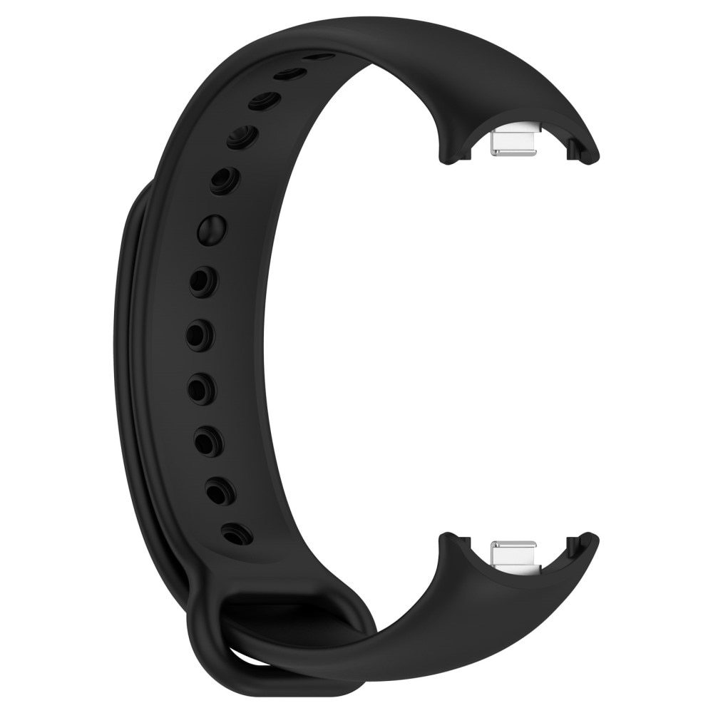 Silikoniranneke Xiaomi Smart Band 8 musta