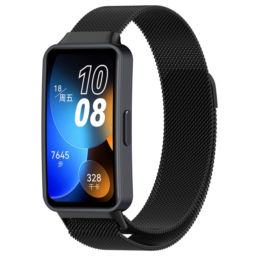 Ranneke Milanese Huawei Band 8 musta