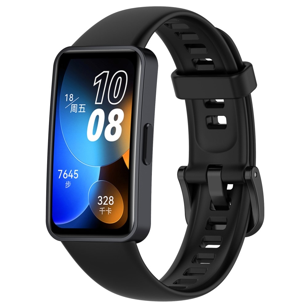 Silikoniranneke Huawei Band 8 musta