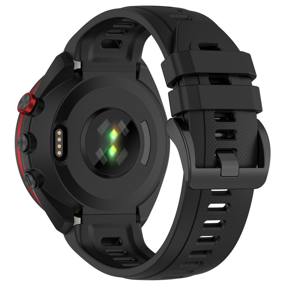 Silikoniranneke Garmin Approach S70 42mm Musta