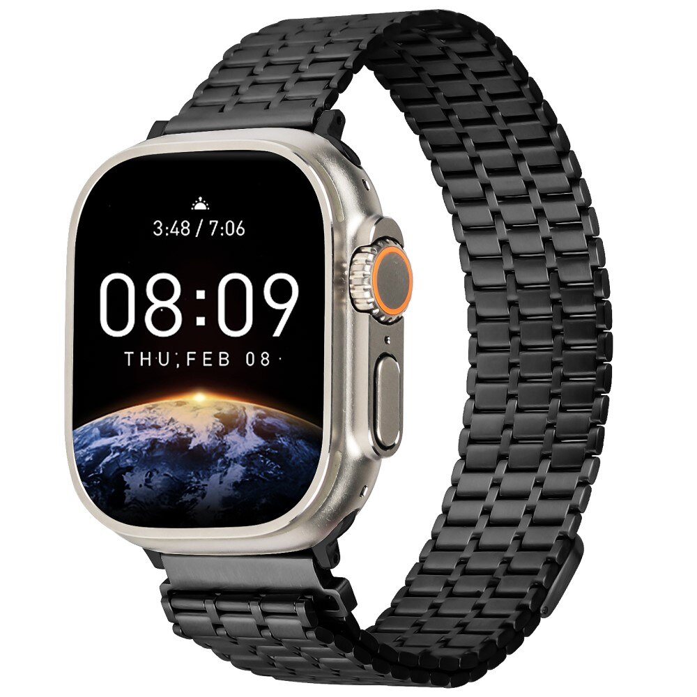 Ranneke Business Magnetic Apple Watch 41mm Series 7 musta