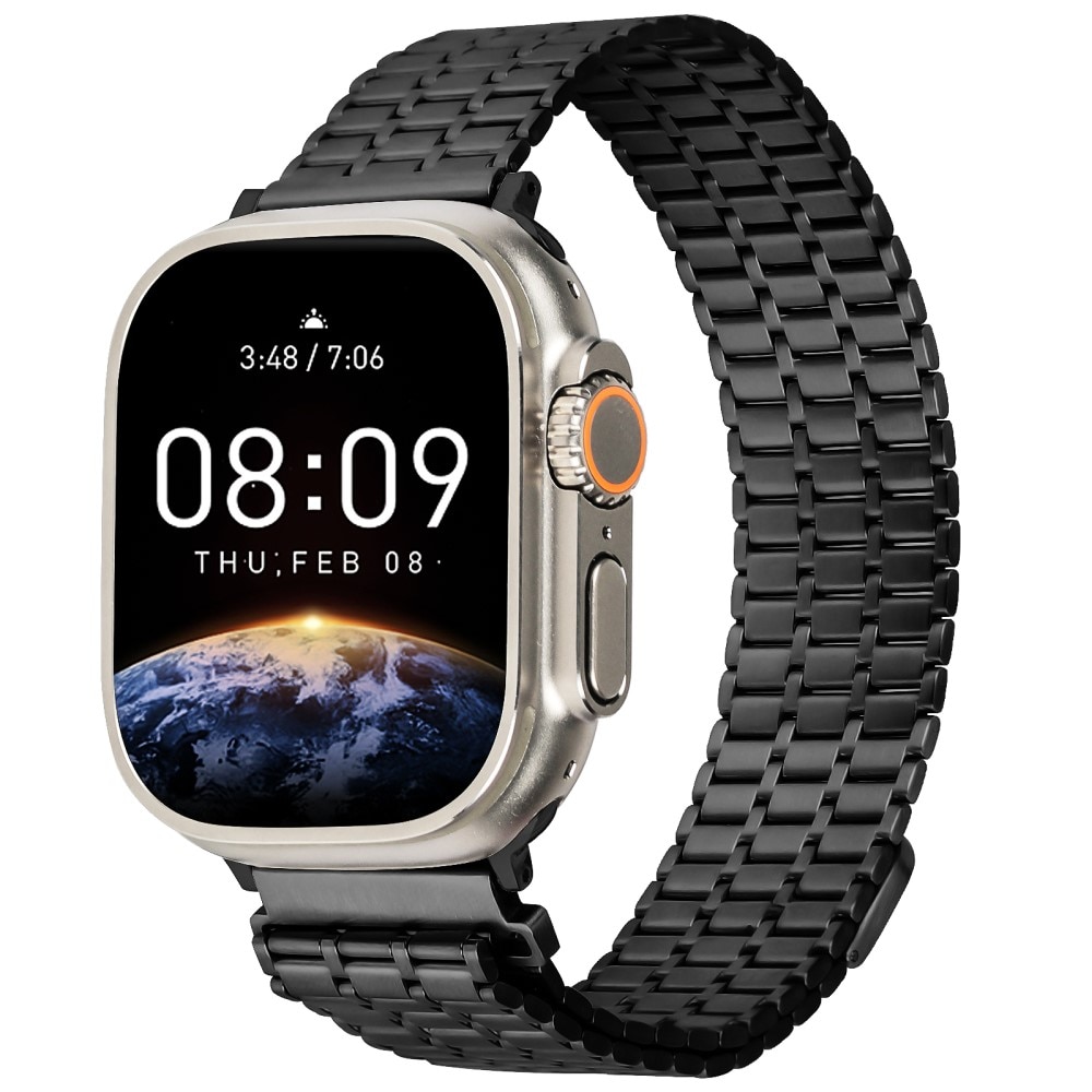 Ranneke Business Magnetic Apple Watch 42mm musta