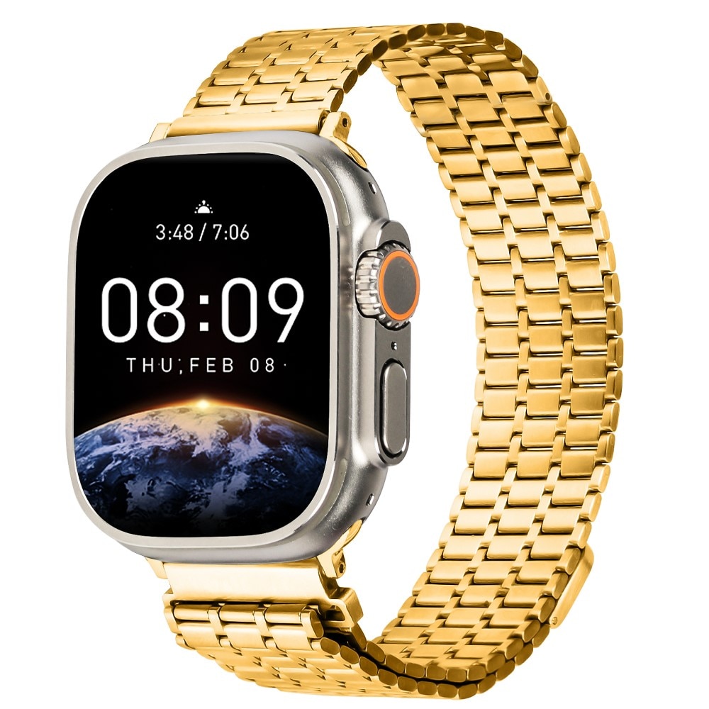 Ranneke Business Magnetic Apple Watch 45mm Series 7 kulta