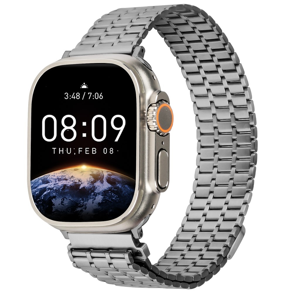 Ranneke Business Magnetic Apple Watch Series 10 46mm harmaa